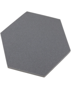 Panou acustic hexagonal gri 50x50 cm grosime 3cm hexagon