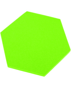 Panou acustic hexagon verde deschis 50x50 cm grosime 3cm hexagon