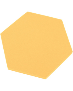 Panou acustic hexagon galben banană 50x50 cm grosime 3 cm hexagon