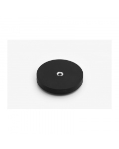 Suport magnetic din neodim în carcasă de gumă UM 66x8,5xM6 interior