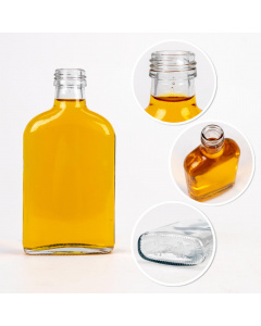 Sticlă de sticlă 5 buc 200ml 16cm gras