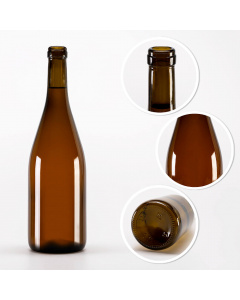 Sticlă de sticlă 750ml 29cm BURGUNDY