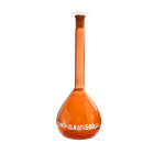 Pahar de măsurare din sticlă portocalie, 1000 ml, clasa A, îmbinare slefuită 24/29, cu certificat – GLASSCO