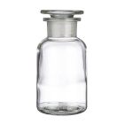 Sklenená fľaša s korkovou zátkou 250 ml, široké hrdlo, brúsený uzáver