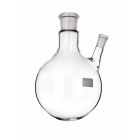 Banka guľatodenná dvojhrdlá 100 ml, NZ 24/29 a NZ 14/23 skosené, borosilikátové sklo