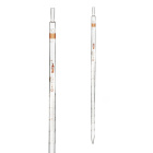 Pipetă multicomponentă, 10 ml, clasa B, scară maro, "0" în partea de sus
