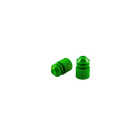 Ryhovaný uzáver PE do skúmaviek 16 mm, zelený – balenie 500 ks