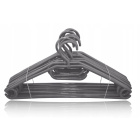 Umerișe de plastic gri, set de 10 bucăți, rotative