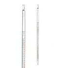 Pipetă multi-volum, 25 ml, clasa B, scară maro, "0" în partea de sus