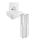 Tub de recoltare PS 1,5 ml SEMI-MICRO, orificiu rotund, polistiren optic, pachet cu 100 buc.