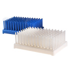 Suport pentru eprubete tip Porc spinos, albastru, diametru 10–13 mm – PP, autoclavabil
