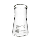 Kolba stožkovitá (Erlenmeyerova) sklenená 25 ml, široké hrdlo, borokremičité sklo