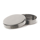 Petriho miska metalová 90 x 20 mm - nerezová oceľ, laboratórna miska