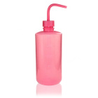 Duza din PE-LD, 500 ml, roz – gât îngust, GL28