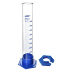 Cilindru de măsurare din sticlă, 500 ml, clasa B, bază din PP – DIN/ISO 4788