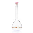 Bancă dozatoare din sticlă, 200 ml, clasa B, scară maro, cuplaj șlefuit 14/23