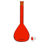 Odmerná banka 1000 ml, brúsenie 24/29, trieda A, oranžová