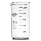 Pahar înalt cu ciur, 600 ml, sticlă borosilicată (BORO 3.3), ISO 3819, DIN 12331