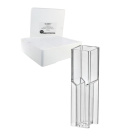 Vială PS 1,5 ml SEMI-MICRO, deschidere pătrată, polistiren optic, pachet 100 bucți