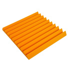 Panou acustic 50x50x5cm portocaliu auto-stingător incombustibil