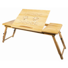Măsuță de bambus pentru laptop XL 90x34x56cm