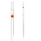 Pipetă multicomponentă, 10 ml (0,10 ml), clasă AS, scară maro, cu certificat – GLASSCO, ISO 835