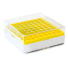 Cutie criogenică pentru congelare, 81 de locuri, 1,8 ml – PC, -190 până la +121 °C, autoclavabilă