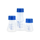 Balon Erlenmeyer din PP cu capac albastru – 500 ml, GL 45