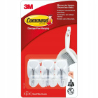 Command cârlige mici 3 bucăți cu prindere metalică