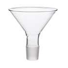 Sklenený laboratórny lievik so zábrusom NZ 29/32, priemer 100 mm, borokremičité sklo
