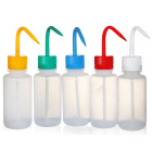 Duza din LDPE cu capac roșu, 1000 ml, gât larg – GL38