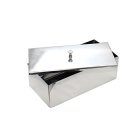 Tava din oțel inoxidabil 18-8 cu capac, 280×180×60 mm – pentru laborator