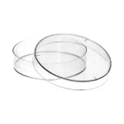 Petriho misky plastové PS 55 x 14 mm vetrané, 15 ks