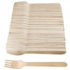 Furculițe din lemn 100 buc 16cm Eco