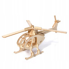 Model tridimensional din lemn elicopter