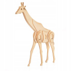 Model puzzle 3D din lemn girafa