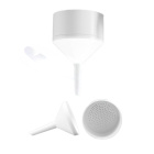 Pâlnie Buchner din PP, diametru 80 mm – volum 165 ml, pentru laborator, pentru filtrare