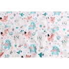 Scutece colorate din flanel 70x80cm 100% bumbac