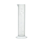 Cilindru de măsurare mic din PP cu gura de turnare și scară gravată – 50 ml