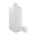 Sticlă 1000ml HDPE și capac cu închidere incoloră