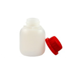 Sticlă 100ml HDPE și capac roșu