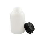 Sticlă 250ml HDPE și capac negru