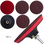 Disc flexibil 3 buc cu piatră abrazivă VELCRO M14 Ø125mm disc