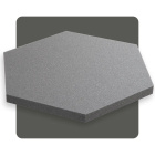 Panou acustic hexagonal gri 50x50 cm grosime 3cm hexagon
