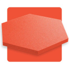 Panou acustic hexagon pepene verde 50x50 cm grosime 3cm hexagon