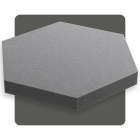 Panou acustic hexagon gri 50x50 cm grosime 5cm hexagon