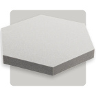 Panou acustic hexagon gri deschis 50x50 cm grosime 5cm hexagon