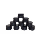 Capac aluminiu cu filet 28/18 mm 50 buc negru