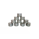 Capac din aluminiu cu filet 28/18 mm 50 buc argintiu