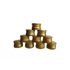 Capac aluminiu cu filet 28/18 mm 50 bucăți aurii